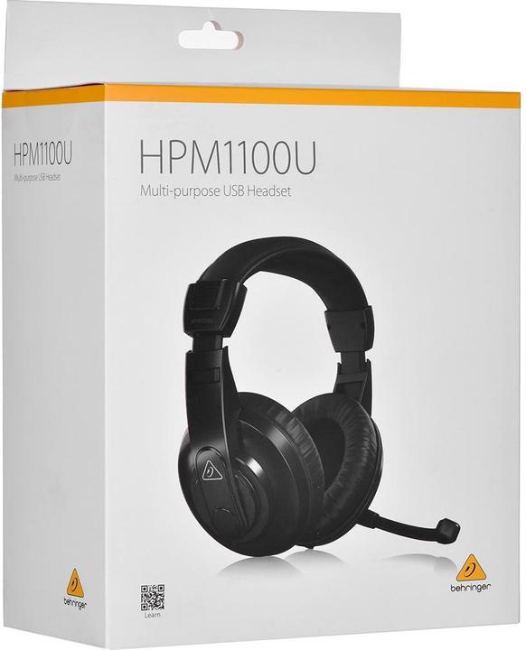 Immagine prodotto Behringer HPM1100 - cuffie chiuse con microfono e connessione USB (ANC, Cablato)
