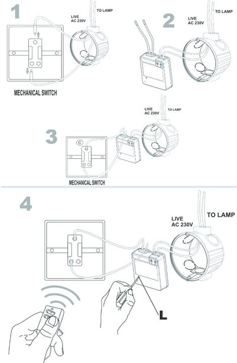 Actual product image intertechno Radio universal dimmer ITDM-250 (Dimming actuator)