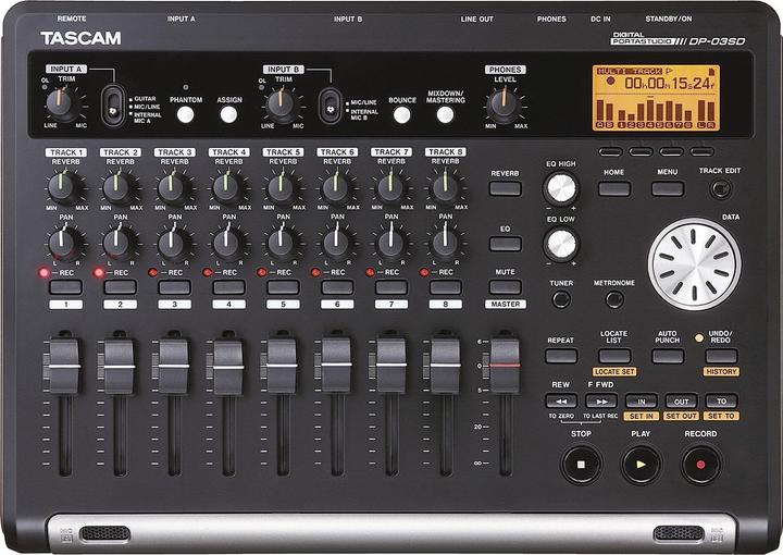 Produktbild Tascam Audio-Recorder DP-03-SD Schwar