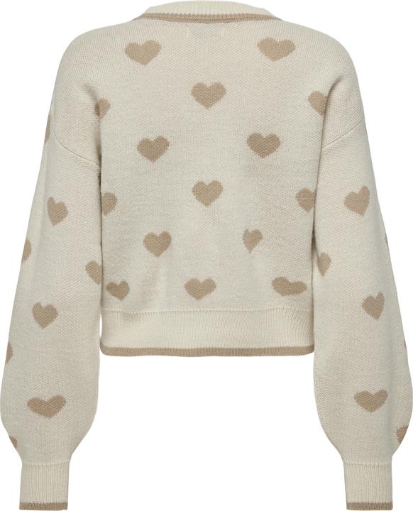 Actual product image JdY Knit Fit Round neck Ribbed cuffs Pullover Knitted jumper (M)
