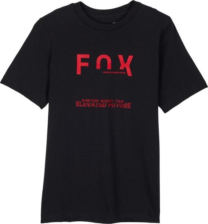 Actual product image Fox Tee 24 Yth Intrude Prem Ss Blk (M)