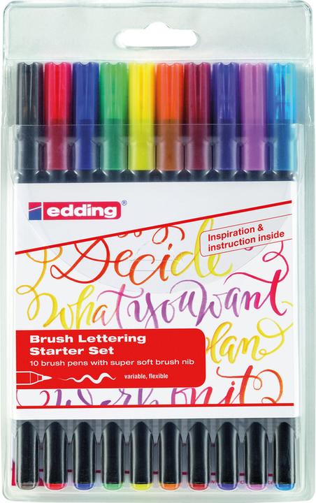 Produktbild Edding Brushpen 1340 (Schwarz, 1 x)