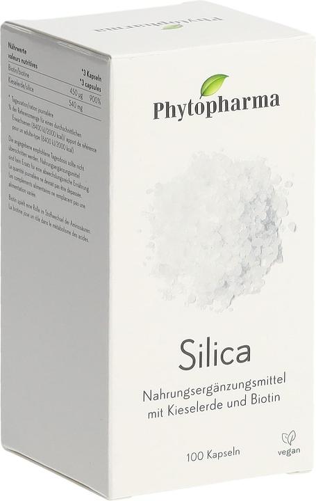 Immagine prodotto Phytopharma Capsule di silicea (100 Pezzo/i, Pillole, 85 g)