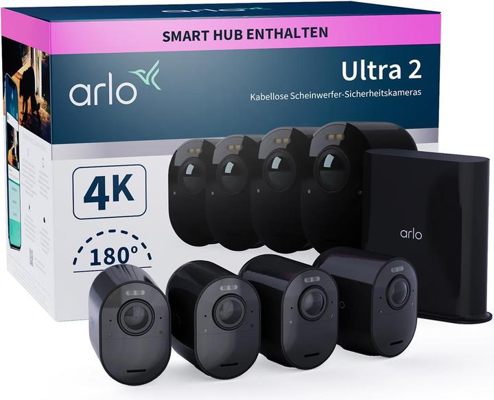 Actual product image Arlo Ultra 2 Spotlight camera, set of 4 (3840 x 2160 pixels)