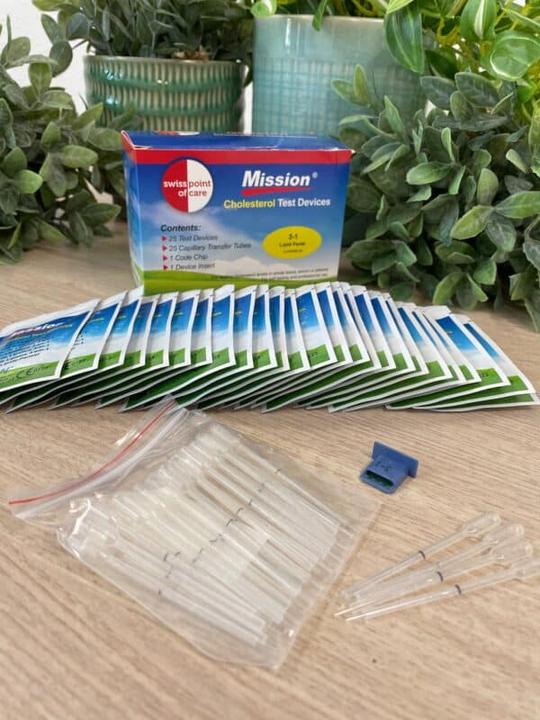 Produktbild Swiss point of care Mission 3-in-1-Cholesterin-Teststreifen (Cholesterinmessgerät)