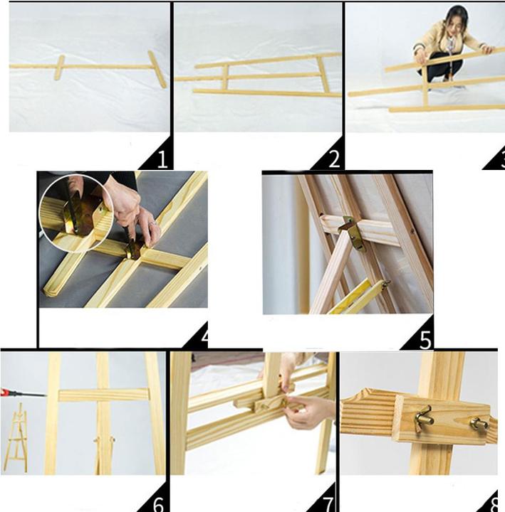 Immagine prodotto I Am Creative Cavalletto da studio in legno 175 cm