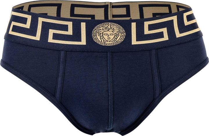 Image du produit Versace Underpants Tri-Pack Slip Jersey Topeka Bi-Stretch Cotton Organic New Logo (L, Lot de 3)