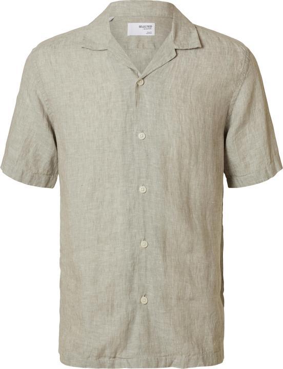 Selected Homme 100% Leinen Kurzarmhemd