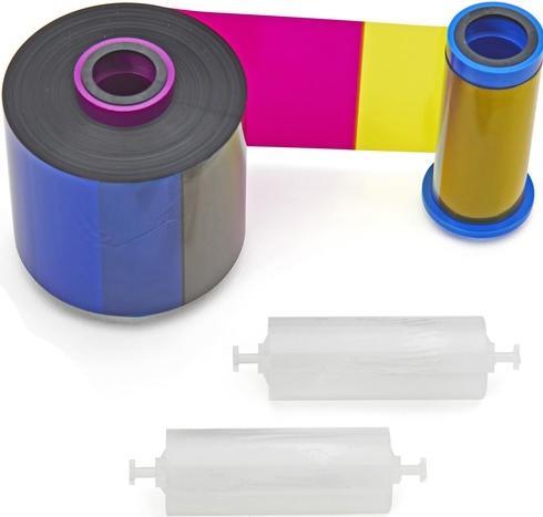 Actual product image Zebra Zxp7 Ribbon Ymcko - (800077-742em) (8 cm, Multicoloured)