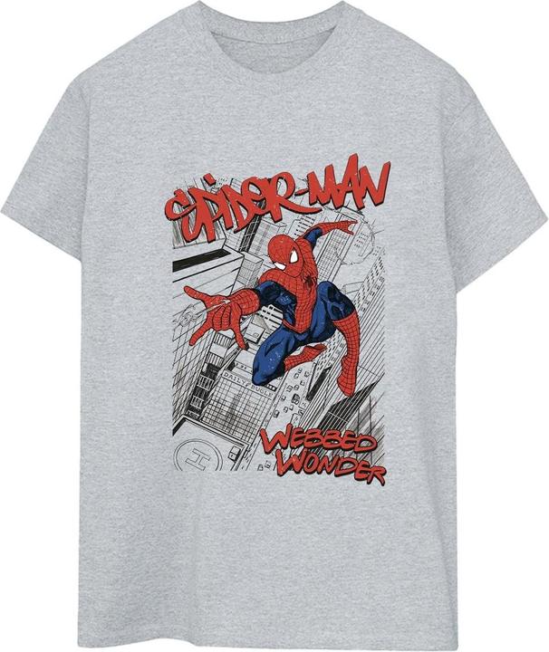 Produktbild SpiderMan Sketch City TShirt (L)