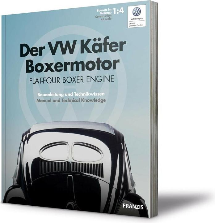 Actual product image Franzis Baubox VW Beetle 4-cylinder boxer engine