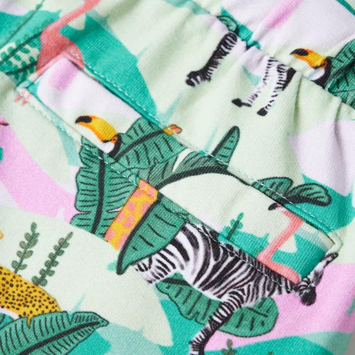 Produktbild VidaXL Kindershorts mit Kordelzug Helles Minzgrün 128,Material (128)