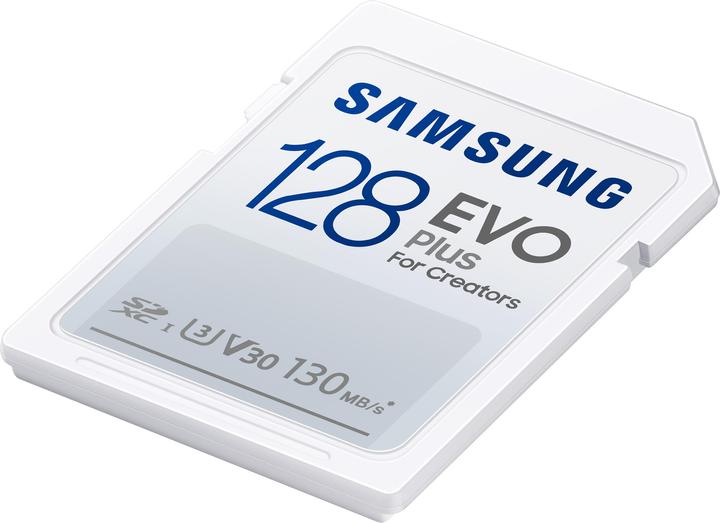 Image du produit Samsung EVO Plus (128 Go, SDXC, U3, UHS-I)