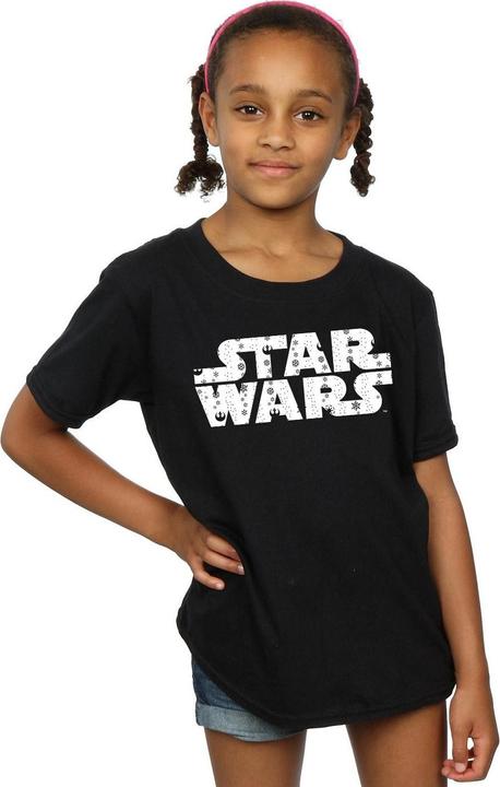 Image du produit Star Wars - T-shirt CHRISTMAS LOGO - Fille (140, 146)