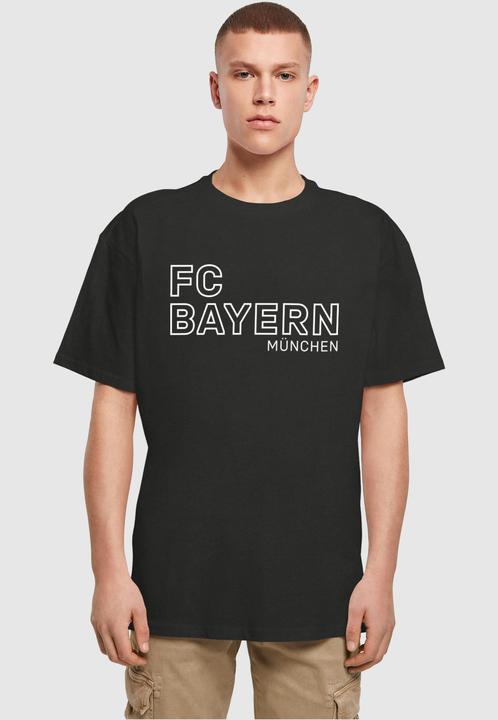 Produktbild FC Bayern München Logo Vertical Heavy Oversized Tee - 115359 (L)