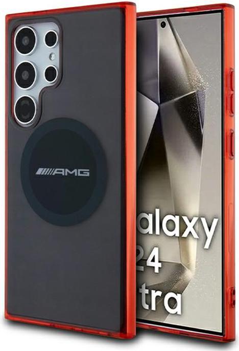 Image du produit Mercedes AMG AMHMS24L23HBCK S24 Ultra S928 czarny/black hardcase Transparent Bicolor MagSafe (Samsung Galaxy S24 Ultra)