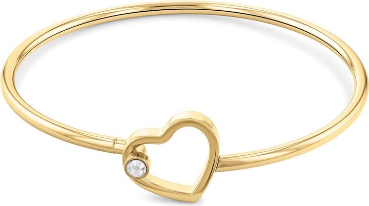 Tommy Hilfiger Minimal Hearts Armreif (5 cm, Edelstahl)