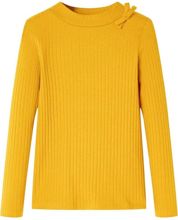 Image du produit VidaXL T-shirt manches longues enfant Ocre 128,Matière : 95% coton. 5 (128)