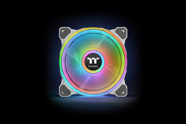 Produktbild Thermaltake Riing Quad 14 RGB Weisse Edition (140 mm, 3 x)