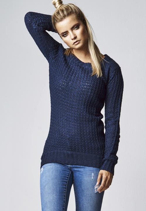 Produktbild Urban Classics Ladies Long Wideneck Sweater (M)