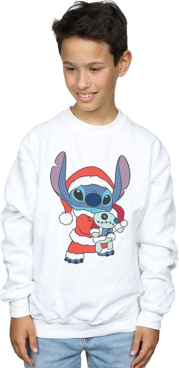 Actual product image Disney Boys Lilo And Stitch Stitch Christmas Sweatshirt (128)