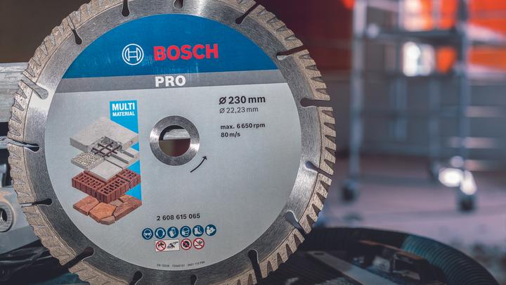 Image du produit Bosch Professional Zubehör Disque diamant PRO Multi Material, 230 x 22,23 mm