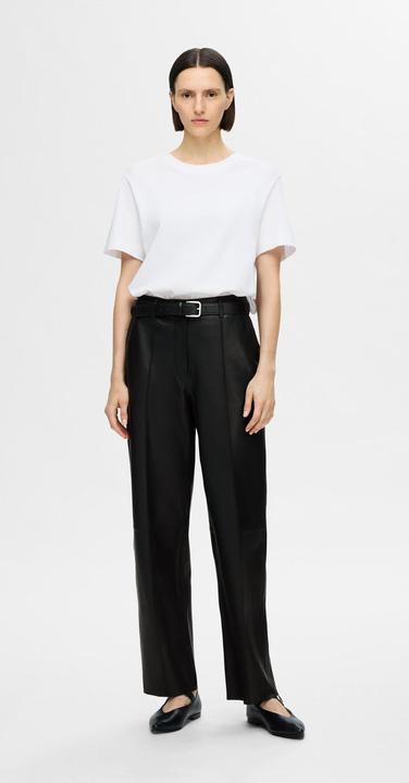 Immagine prodotto Selected Femme Pantaloni in pelle dal taglio ampio (42)