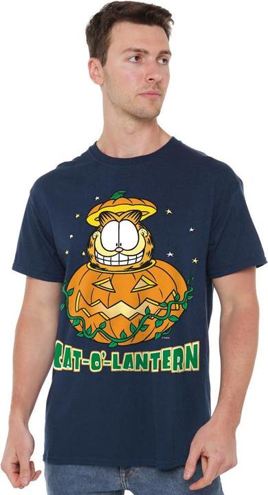 Immagine prodotto Garfield Cat O Lantern Maglietta Uomo (4XL)