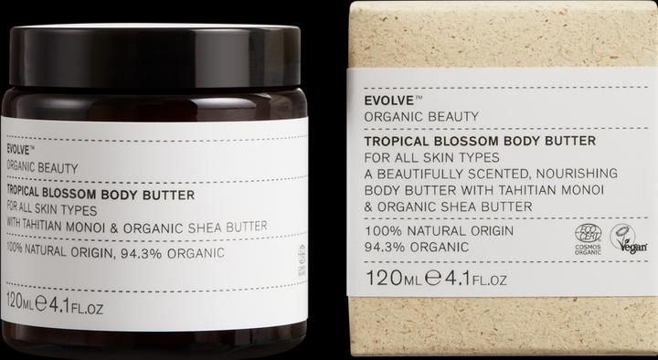 Produktbild Evolve Organic Beauty Feuchtigkeitspflege Tropical Blossom Body Butter 120 ml (Körpercreme, 120 ml)