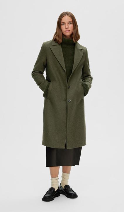 Image du produit Selected Femme Manteau en laine à une seule rangée (36)
