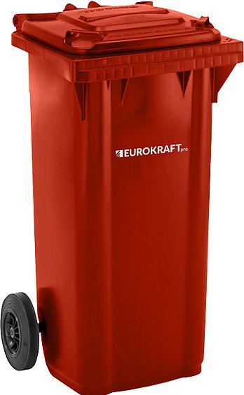 Immagine prodotto eurokraft pro Grande bidone per rifiuti in plastica, secondo la norma DIN EN 840 (120 l)