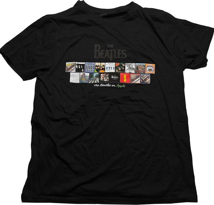 Unisex Adult Albums on Apple Cotton T-Shirt