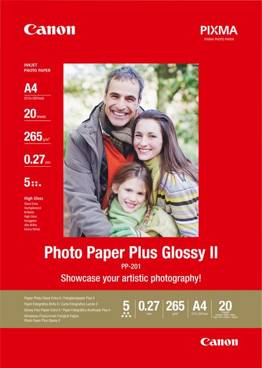 Canon PP-201 Plus Glossy II (260 g/m², A4, 20 x)
