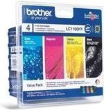 Image du produit Inkadoo Brother LC-1100HYRBWBP Cartouche d'encre MultiPack CMY 750 pages ISO/IEC 24711 UE=3 (M, Y, C)