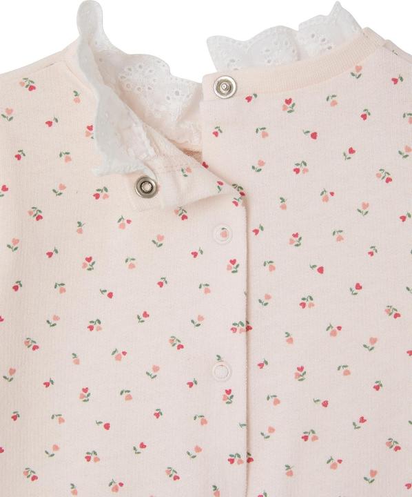 Actual product image Vertbaudet Baby Sweatshirt mit Blumen und besticktem Kragen (56)