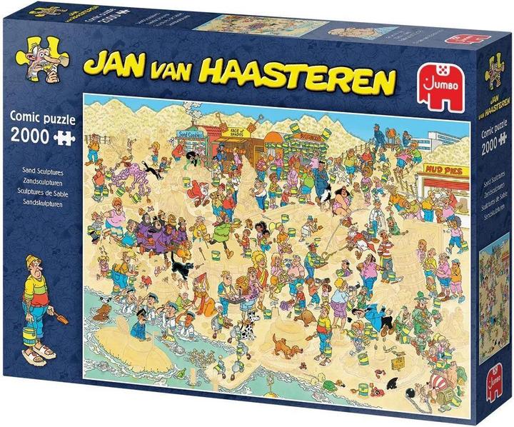 Actual product image Jumbo Jan van Haasteren Puzzle - Sand Sculptures, 2000 pieces (2000 pieces)