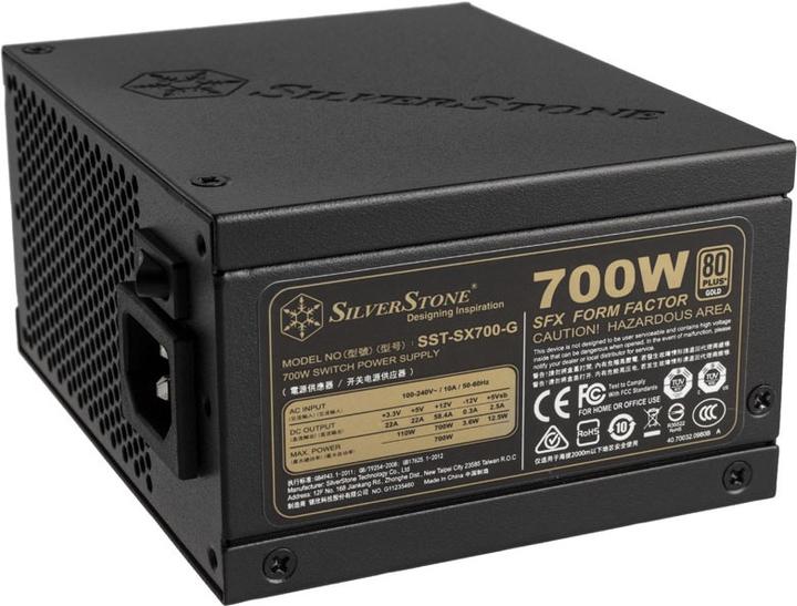 Silverstone SST-SX700-G v1.1 SFX Alimentatore 80 PLUS Gold, modulare - 700 Watt (700 W)