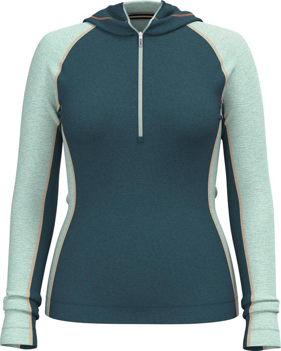 Smartwool Women's Classic Thermal Merino Base Layer 1/2 Zip Hoodie Boxed (XS)