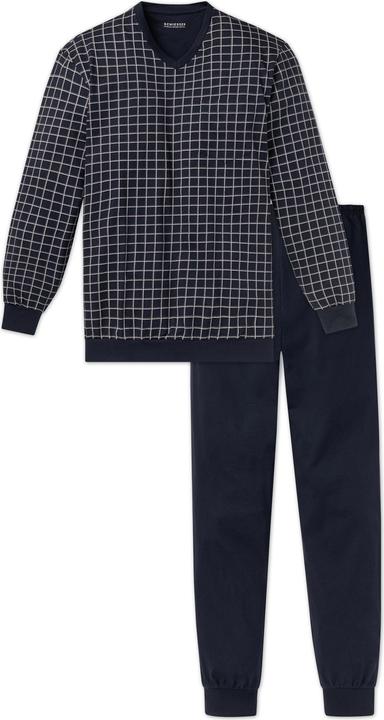 Image du produit Schiesser pyjama long naturel 100% coton | aussi grande taille (62)