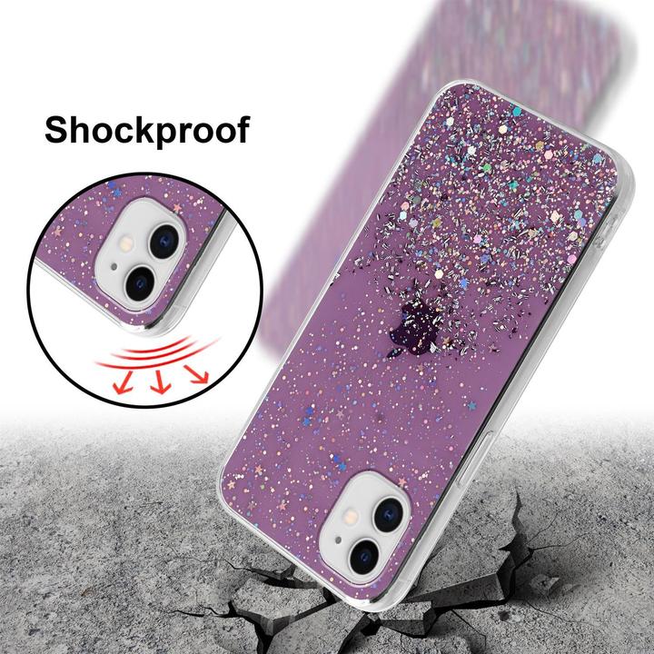 Actual product image Cadorabo TPU cover sparkling glitter (Apple iPhone 11 Pro)