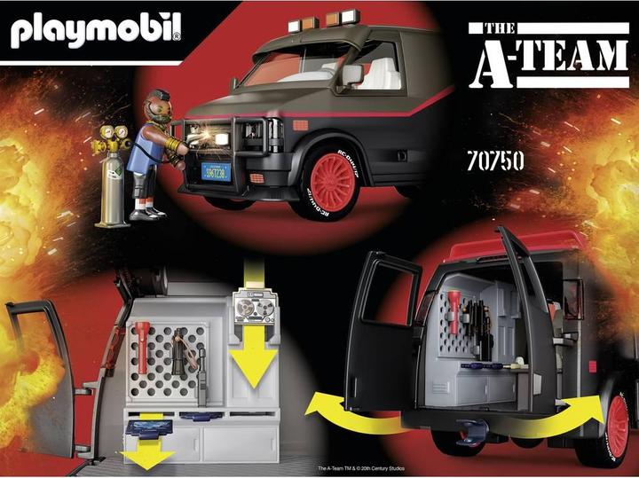 Immagine prodotto Playmobil Il furgone dell'A-Team (70750, Playmobil A-Team)