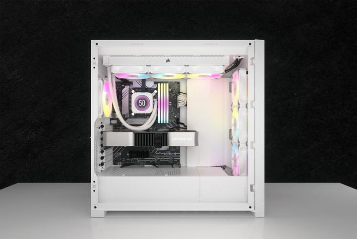 Actual product image Corsair CPC iCUE H150i ELITE LCD XT White