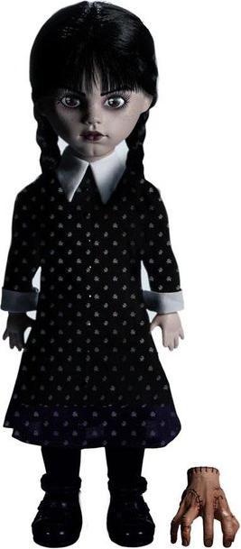 Actual product image Mezco Toys AF Netflix - Wednesday : Wednesday Addams (Mercoledi) 25cm