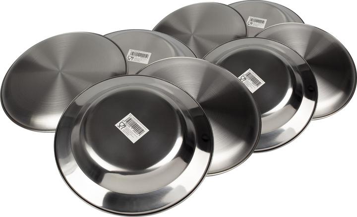 Image du produit Black Snake Set d'assiettes en acier inoxydable
