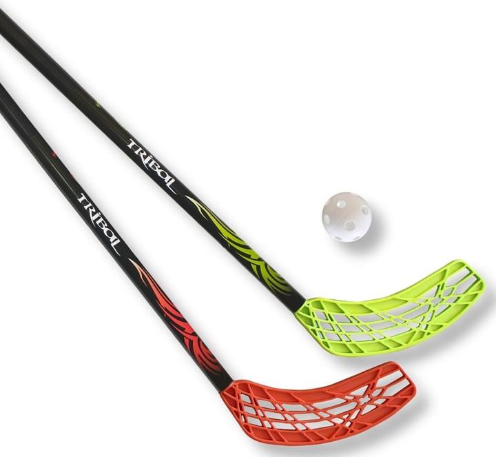 Produktbild Eurostick Tribal junior set 70/84cm - 2 Stöcke + 1 Ball (70 cm, Rechts, Links)