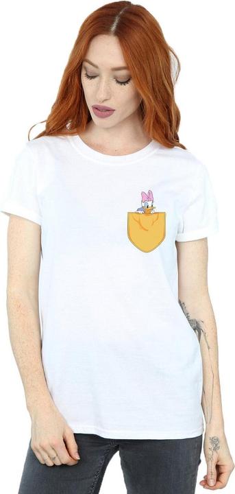 Immagine prodotto Disney Daisy Duck Faux Pocket Maglietta Ampia Donna (L)