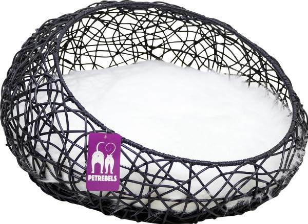 Pet Rebels Hyggekurv Oslo 47 Black (Hund)