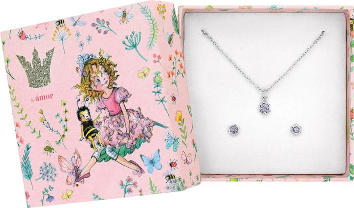 Actual product image Prinzessin Lillifee Multisets für Mädchen, 925 Sterling Silber, Zirkonia synth. | Geburtsstein (Silver 925)