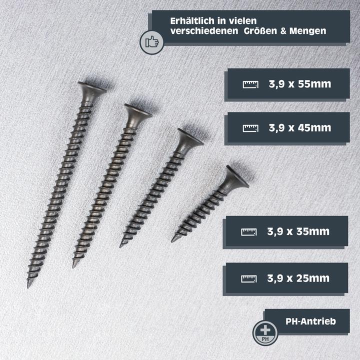 Produktbild Helpmate Schnellbauschraube (300 Schrauben pro Stück)