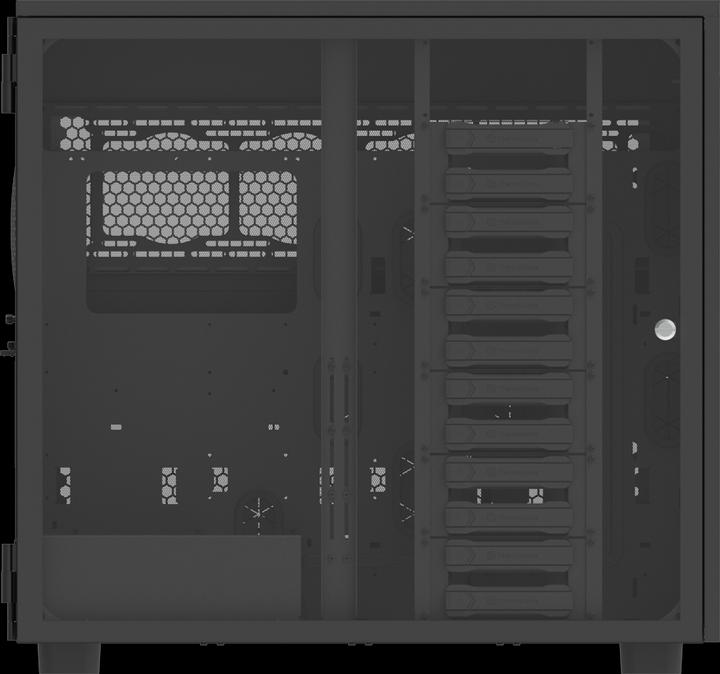 Actual product image Thermaltake Tt AX700 TG Black (Mini-ITX, XL-ATX, ATX, SSI CEB, mATX, SSI EEB, E-ATX)